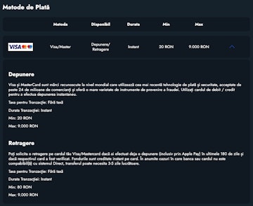 Metode de plata Pariuri Plus