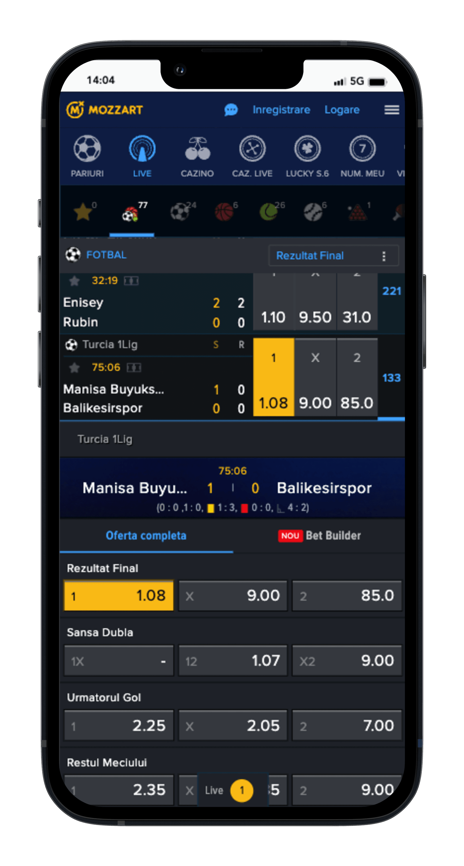 Mozzart pariuri live