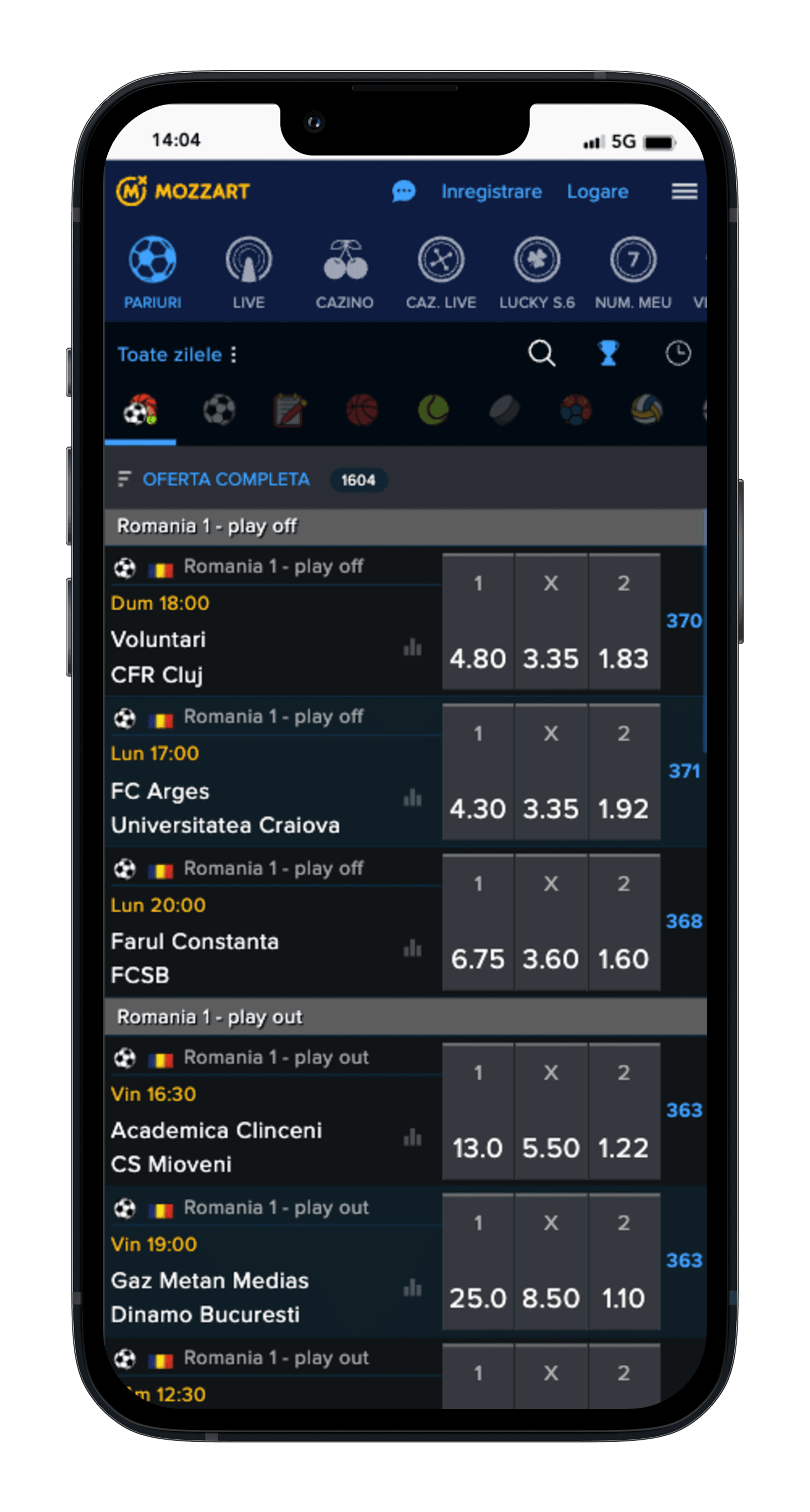 Mozzart pariuri sportive