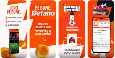 Betano aplicatie ios
