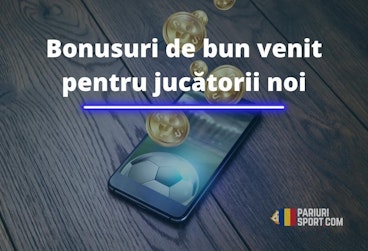 Bonus la inregistrare jucator nou