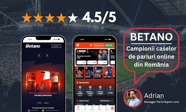 Cea mai buna casa de pariuri online romania